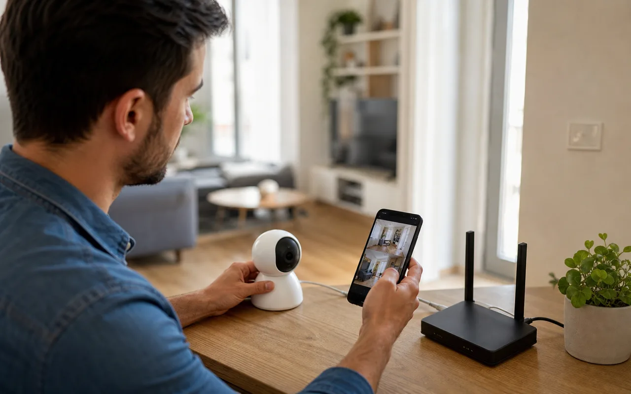 Wi‑Fi kamera quraşdırılması